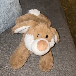 New Plush Brown Bunny Stuffed Animal Warmies Lavender Scented- Soft Floppy Ears